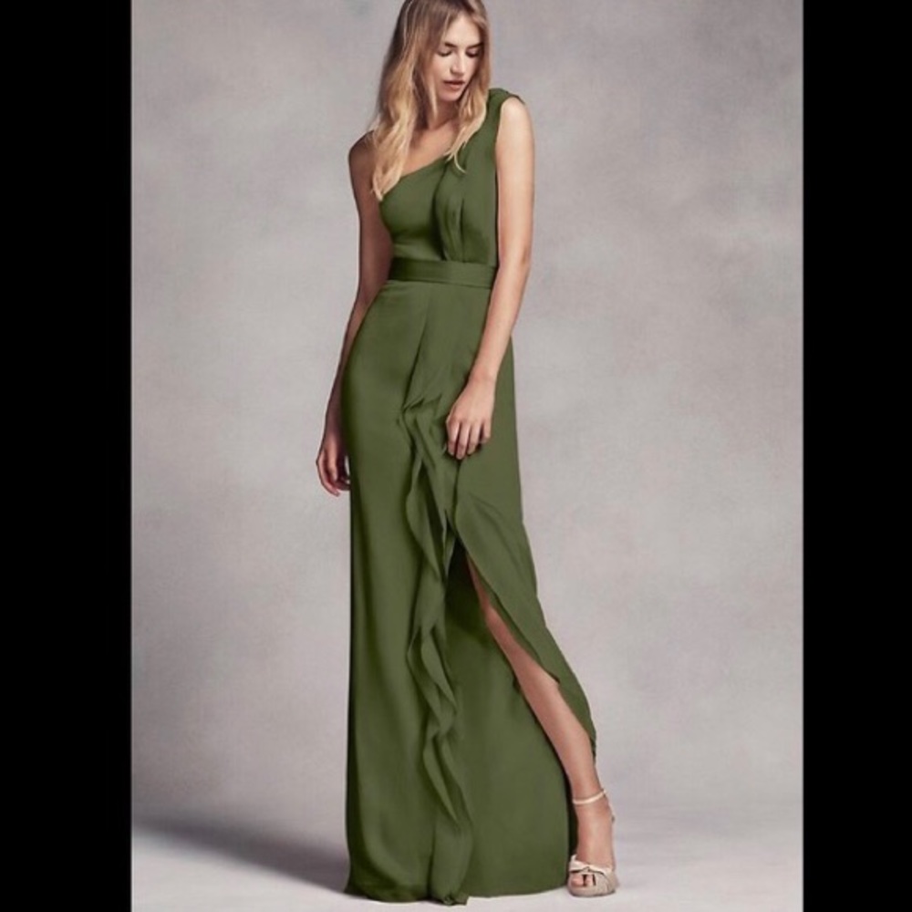 Olive Green Bridesmaids Dress